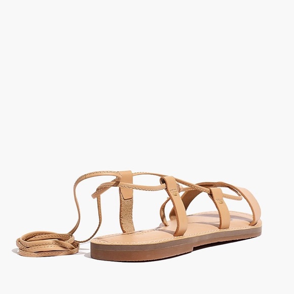 NWOT Madewell The Boardwalk Lace-Up Sandal in Leather. Size 8.5 - Picture 5 of 7